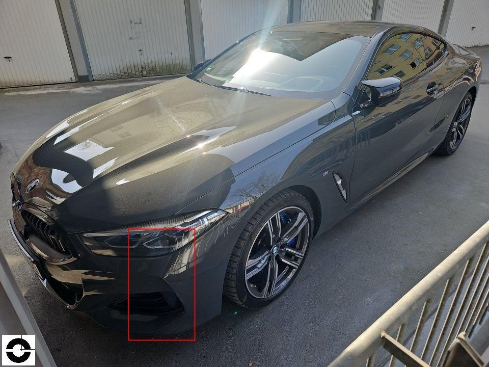 Frontschaden BMW M850i xDrive in Karlsruhe-West