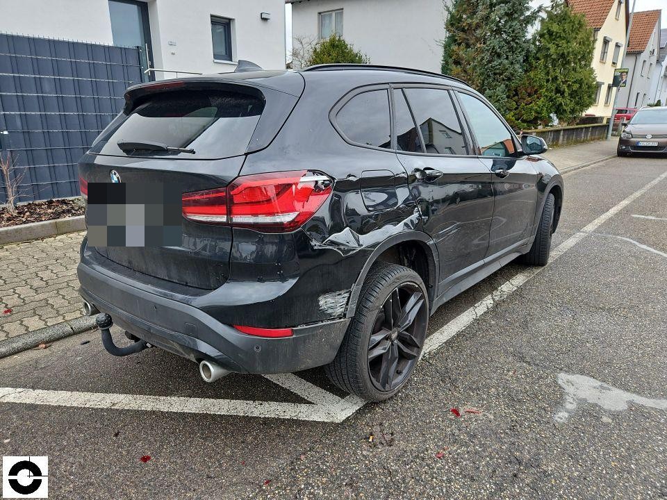 Seitenschaden BMW X1 sDrive18d in Karlsruhe-Neureut