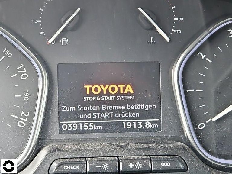 Kombiinstrument mit Tacho, Drehzahlmesser und Bordcomputer-Display, Kilometerstand 39155 km